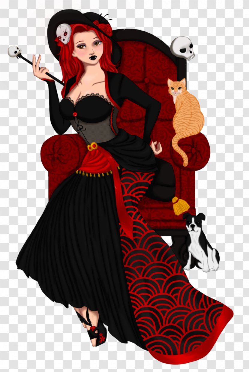 Costume Design Legendary Creature - Red - Dream Doll Transparent PNG