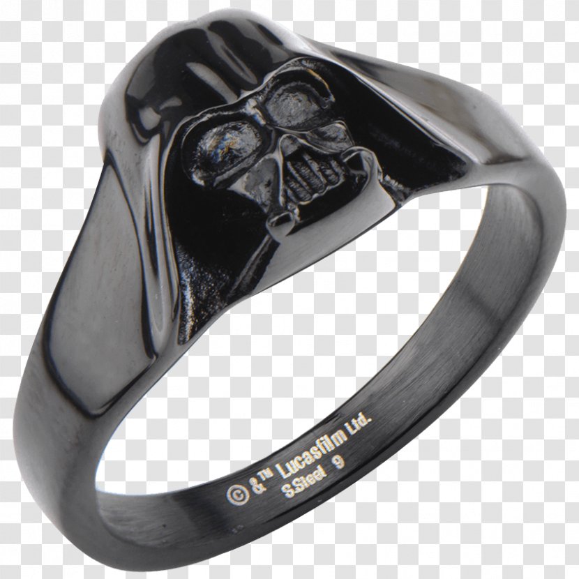 Anakin Skywalker Ring Stormtrooper C-3PO Chewbacca - Wedding Ceremony Supply - Darth Vader Helmet Transparent PNG