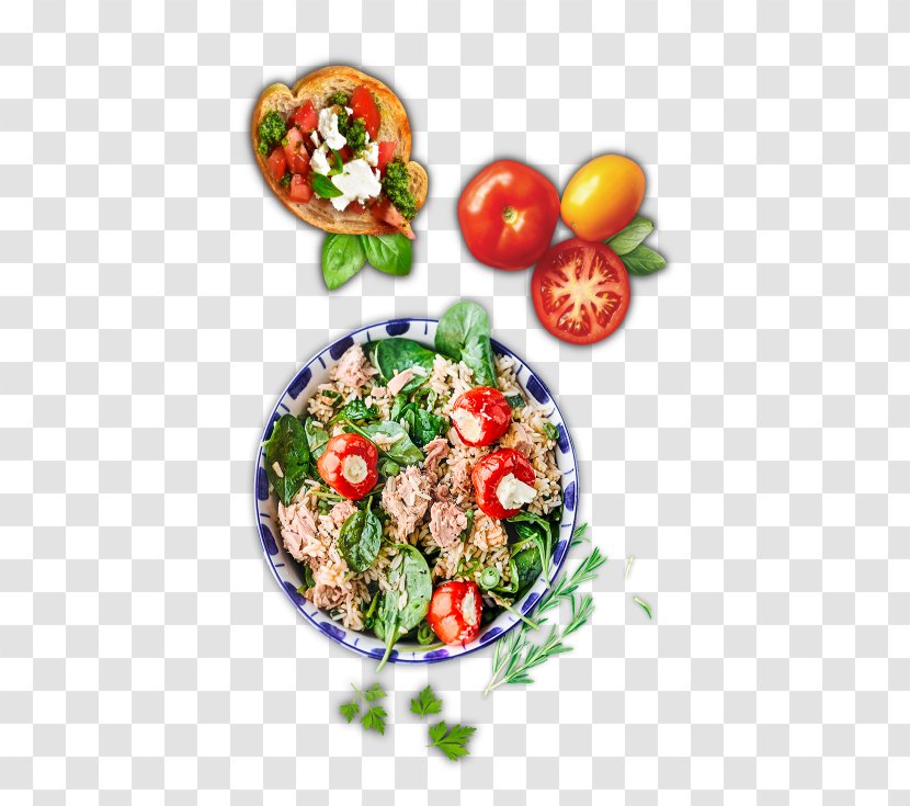 Tuna Salad Vegetarian Cuisine Fattoush Asian Greens - Machen Sie Einen Wunschkarte Transparent PNG