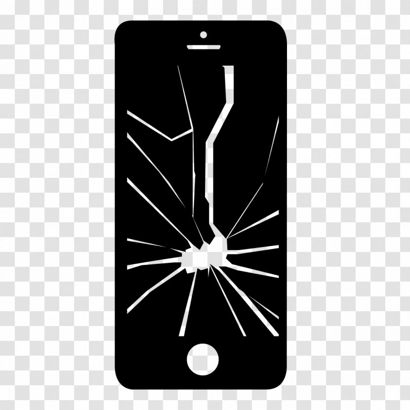 IPhone 5 Apple 8 Plus 6s Logo - Mobile Phone Case - Cracked Screen Transparent PNG