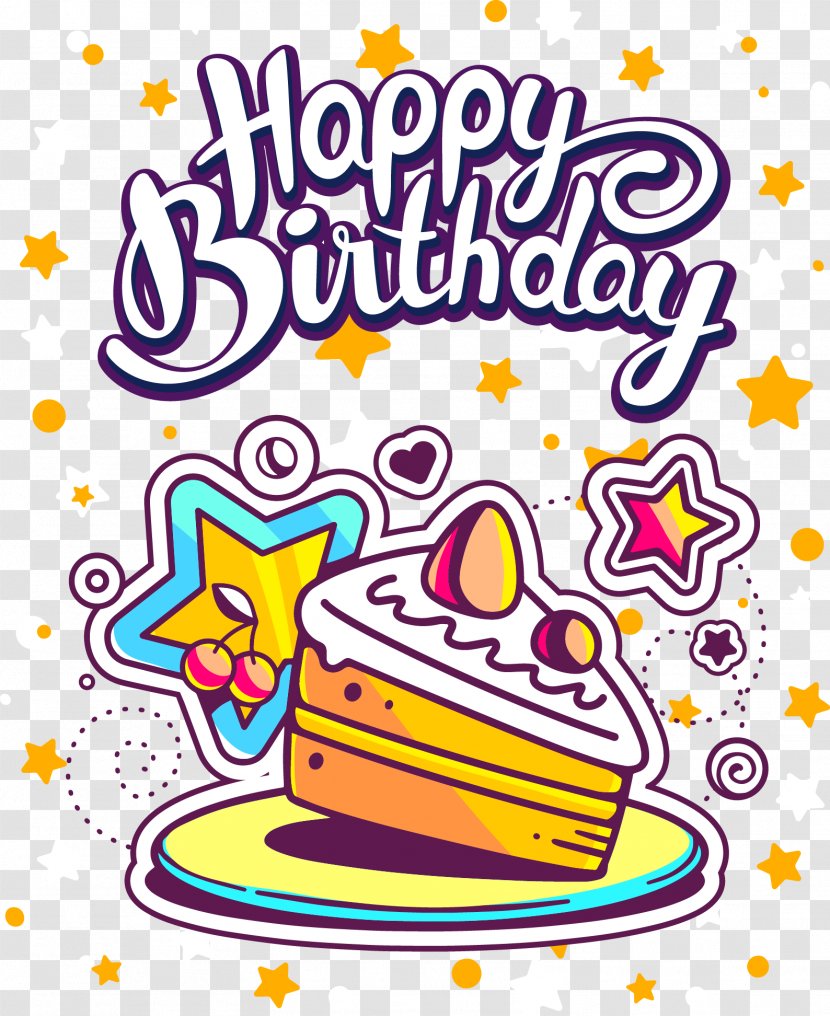 Birthday Cake Happy To You Illustration - Party Transparent PNG