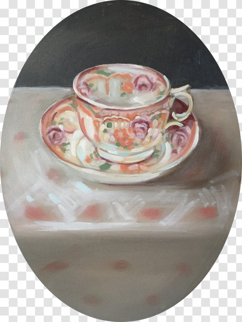 Coffee Cup Saucer Porcelain Platter Plate - Dishware Transparent PNG