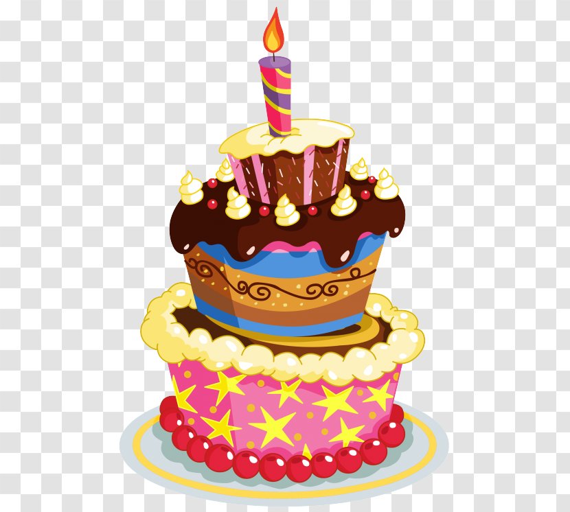 Birthday Cake Chocolate Cupcake - Party - Personable Cliparts Transparent PNG