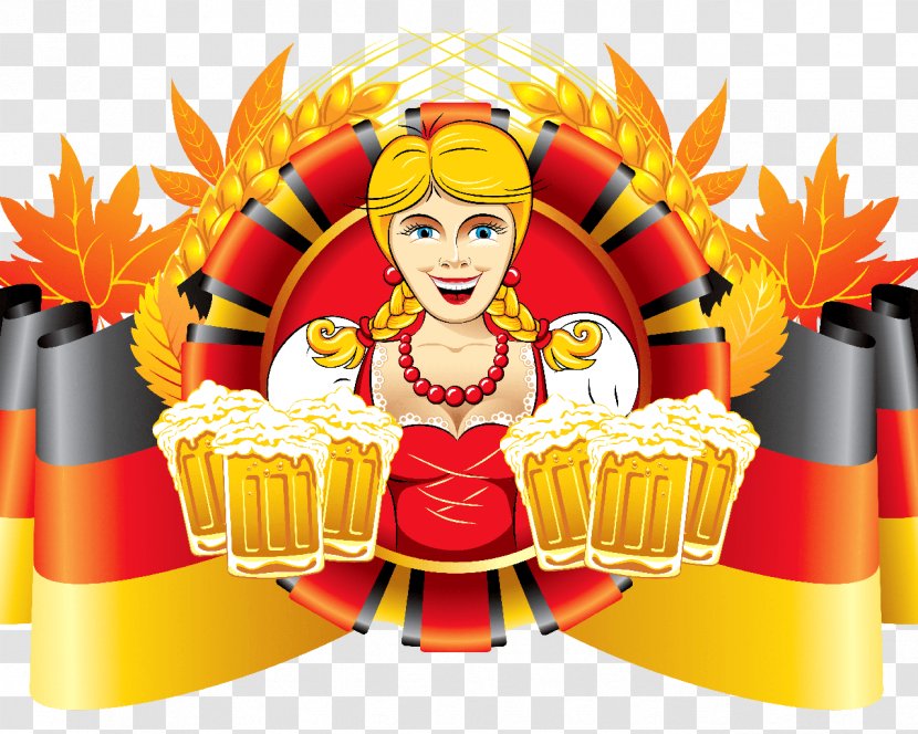 Oktoberfest Beer German Cuisine Illustration Vector Graphics Transparent PNG