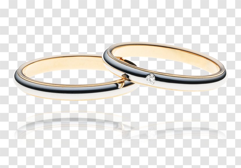 Wedding Ring Jewellery Davite & Delucchi Anello In Oro Bianco E Diamanti - Silver Transparent PNG