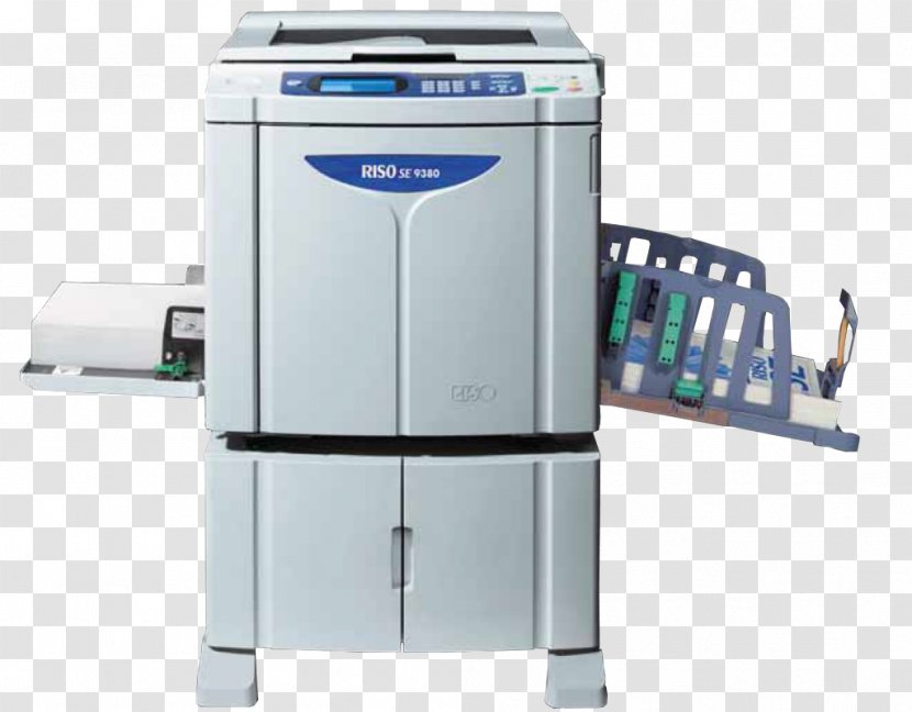 Digital Duplicator Risograph Printing Paper Riso Kagaku Corporation - Machine - Printer Transparent PNG