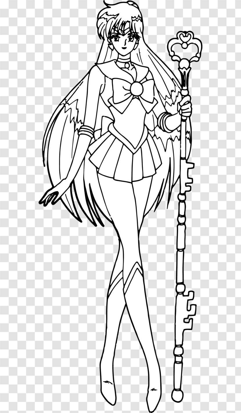 Sailor Pluto Saturn Moon Chibiusa Mercury - Standing - PLUTO Transparent PNG