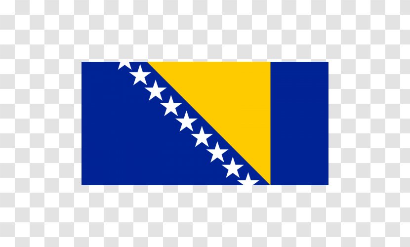 Flag Of Bosnia And Herzegovina Sarajevo Republic National - Area Transparent PNG