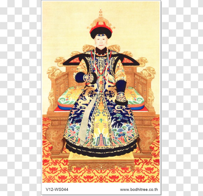 Emperor Of China Qing Dynasty Ming Clothing - Tradition - Chinese Style Transparent PNG