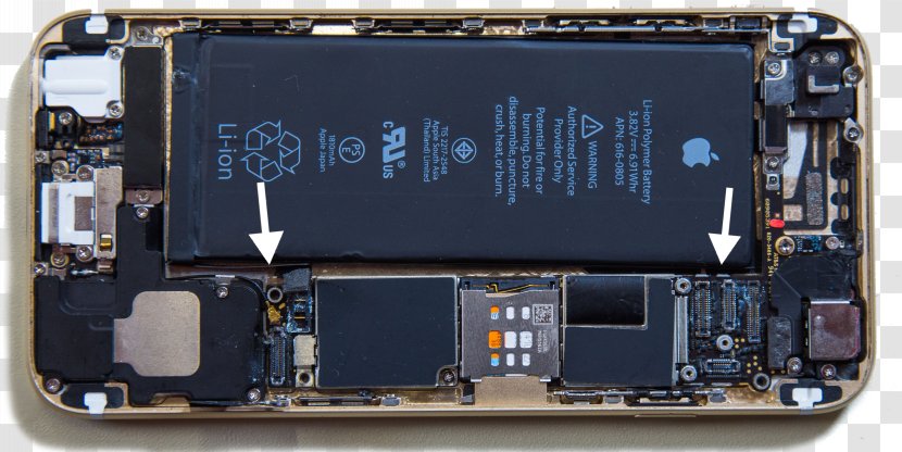 IPhone 4 6 Plus Telephone Microcontroller - Motherboard - Logic Board Transparent PNG