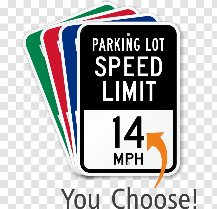 Parking Speed Limit Miles Per Hour Logo Car Park - Text Transparent PNG