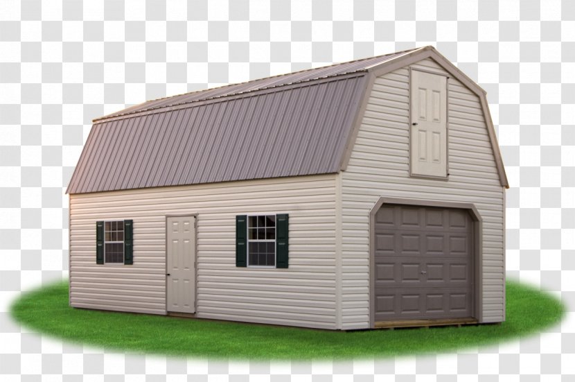 Shed Garage Gambrel Building House - Doors - Many-storied Buildings Transparent PNG