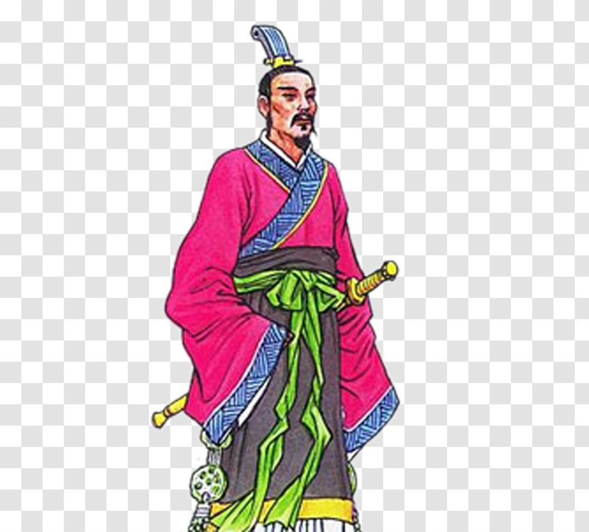 Chu Warring States Period Qin 端午 Wu Pass - Costume Design - Qu Yuan Transparent PNG