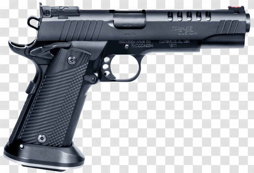 Remington 1911 R1 Arms M1911 Pistol .45 ACP - Gun Barrel Transparent PNG