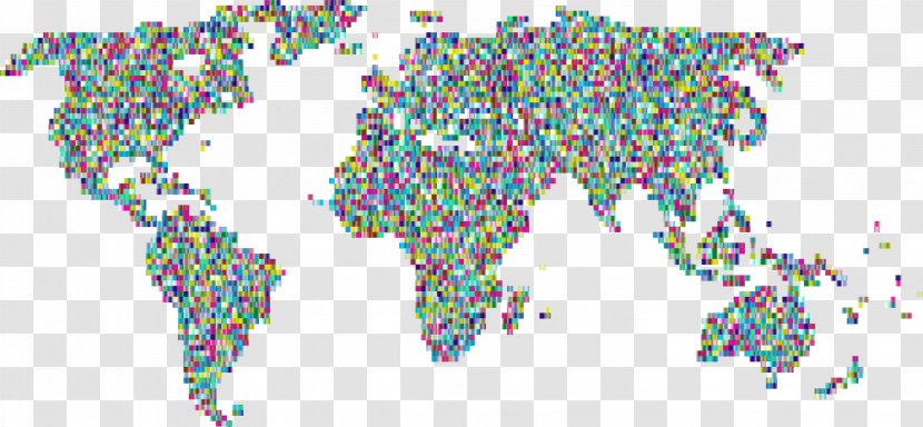 World Map Blank Border Transparent PNG