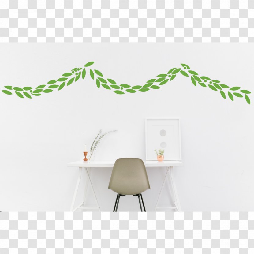 Black And White Garland - Table Transparent PNG