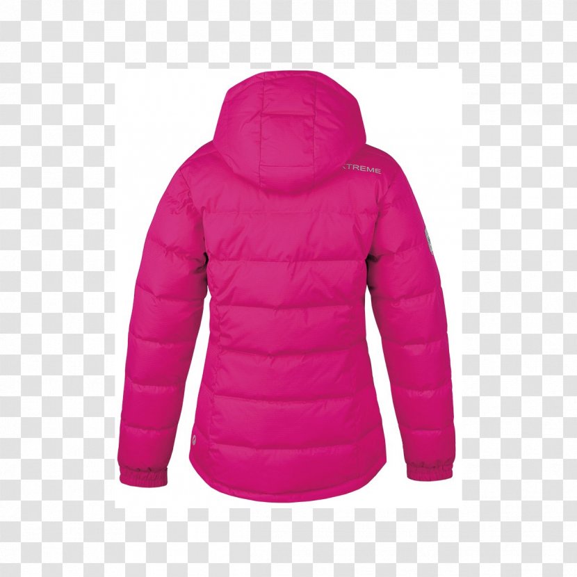 Hoodie Polar Fleece Jacket Neck - Pink Transparent PNG