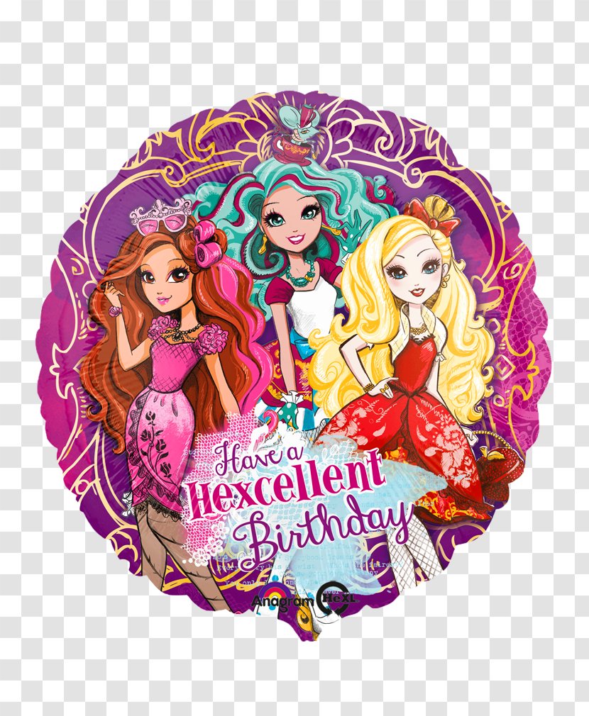 Toy Balloon Ever After High Birthday Monster - Mattel - Happily Transparent PNG