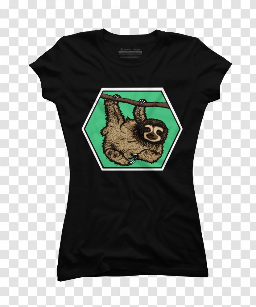 T-shirt Hoodie Bluza Hamburger - Sloth Design Transparent PNG