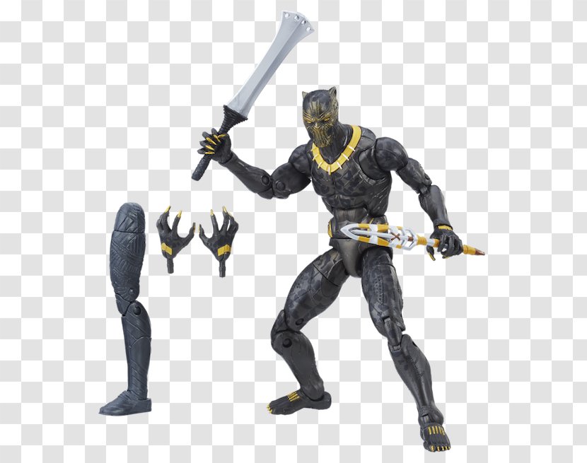 Black Panther Erik Killmonger Marvel Legends Action & Toy Figures Comics - Figure - Wakanda Transparent PNG