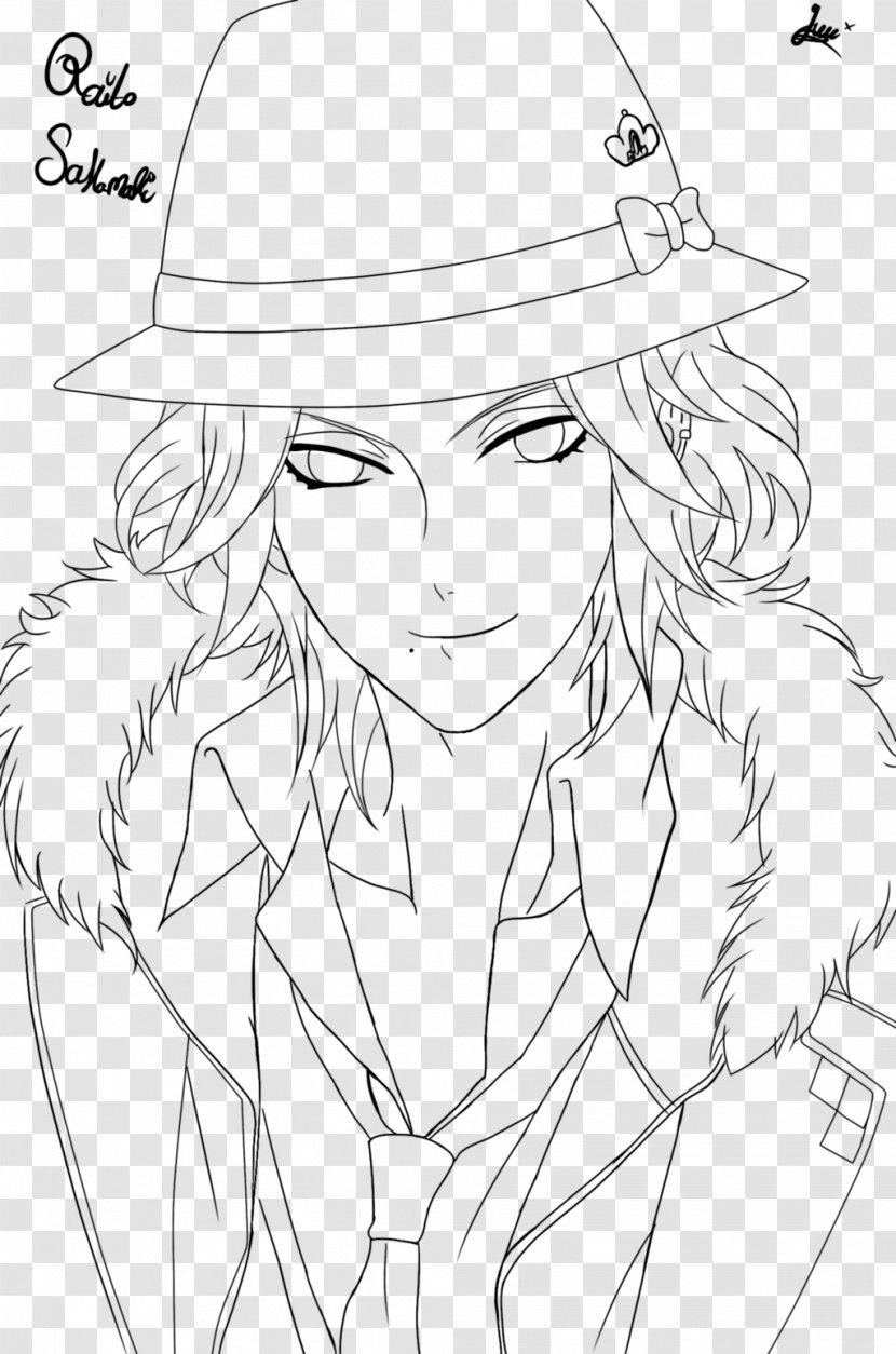 Diabolik Lovers Drawing Line Art Coloring Book - Silhouette - Painting Transparent PNG