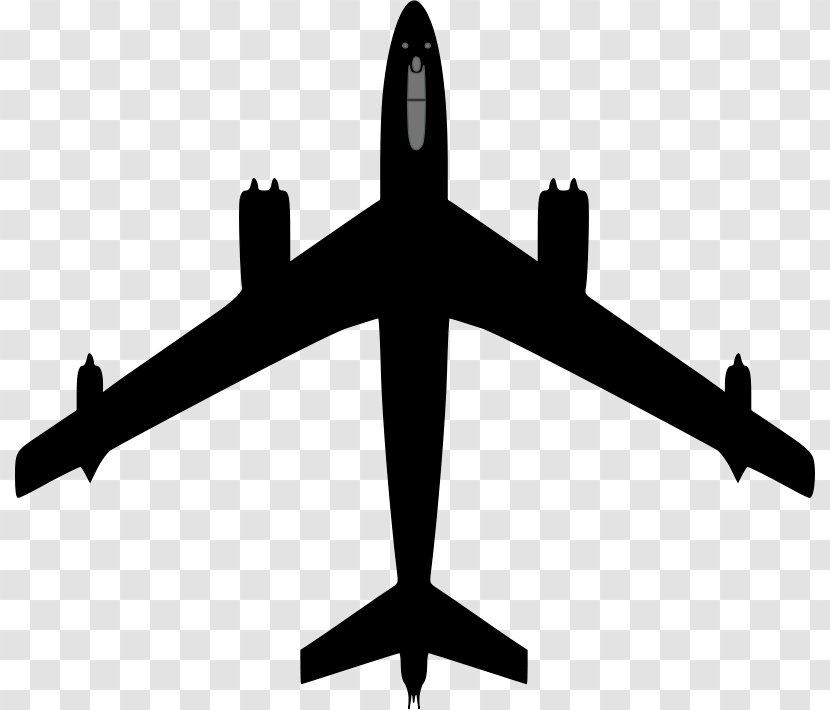 Airplane Fixed-wing Aircraft Clip Art: Transportation Art - Black Cartoon Transparent PNG