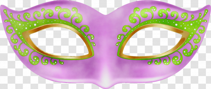 Face Pink Mask Masque Purple Transparent PNG
