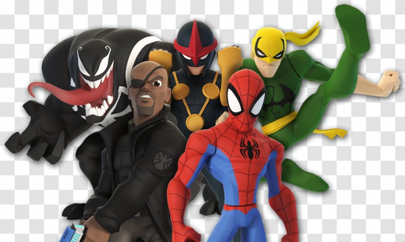 Disney Infinity: Marvel Super Heroes Spider-Man Venom PlayStation 4 Iron Fist - Playstation - Fat Man Transparent PNG