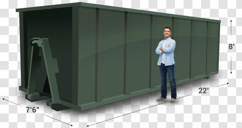 Roll-off Dumpster Rubbish Bins & Waste Paper Baskets Intermodal Container - Shed Transparent PNG