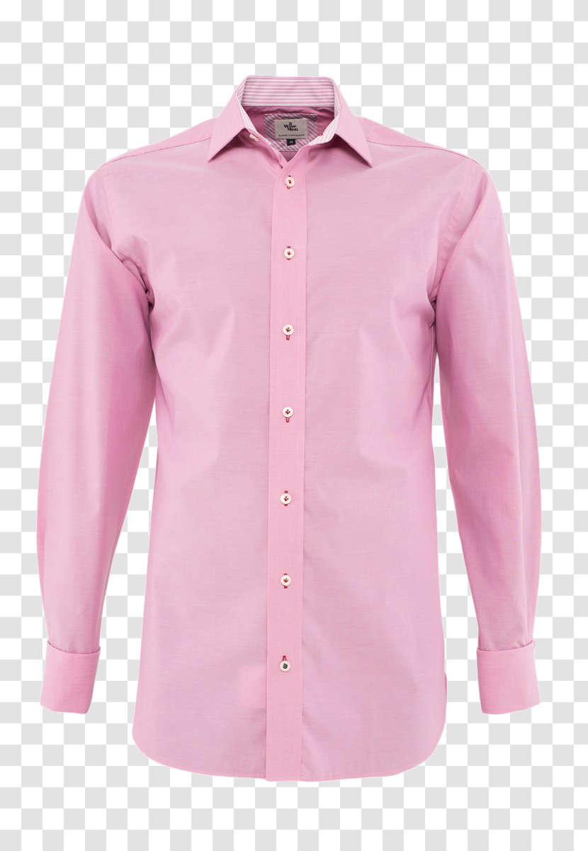 Blouse Pink M Dress Shirt Neck Transparent PNG