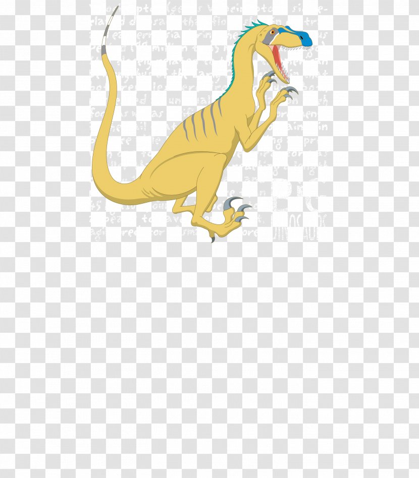 Velociraptor Tyrannosaurus Illustration Clip Art Fauna - Dinosaur - Symbol Transparent PNG