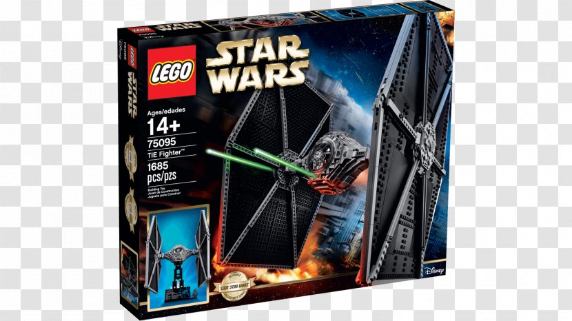 Lego Star Wars Wars: TIE Fighter X-wing Starfighter - Toy - Decisive Transparent PNG