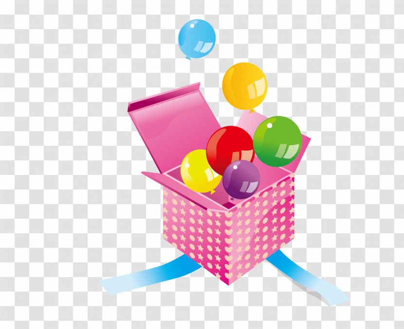 Gift Box - Vector Open Transparent PNG