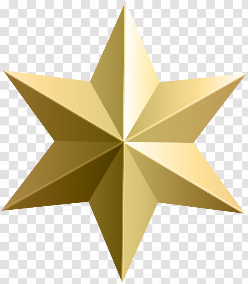 Gold Star Clip Art - Leaf - Transparent Image Transparent PNG