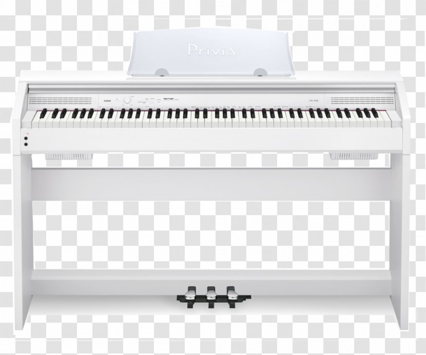 Privia Keyboard Digital Piano Musical Instruments - Flower - Keys Transparent PNG