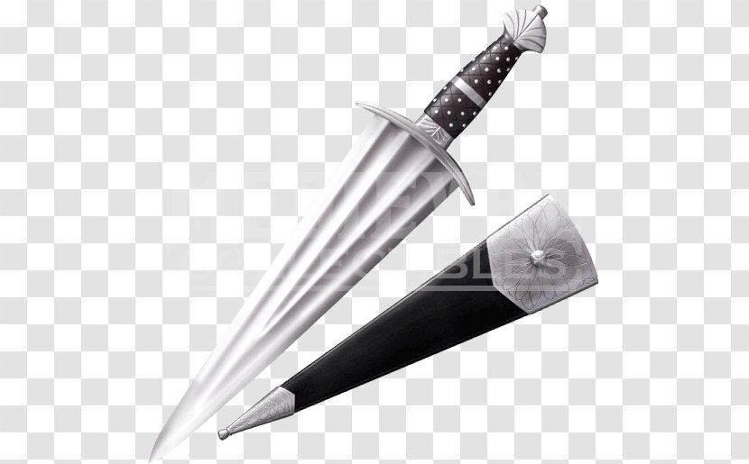 Cinquedea Knife Sword Weapon Cold Steel - Kabutowari Transparent PNG