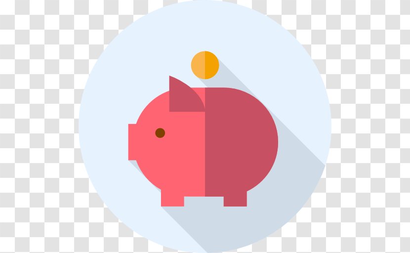 Snout Piggy Bank Clip Art - Red - Savings Transparent PNG