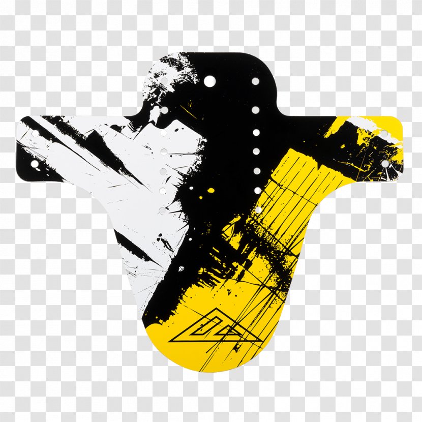 Yellow Splatter Film Fender Black And White Mountain Bike - Musical Instruments Corporation Transparent PNG