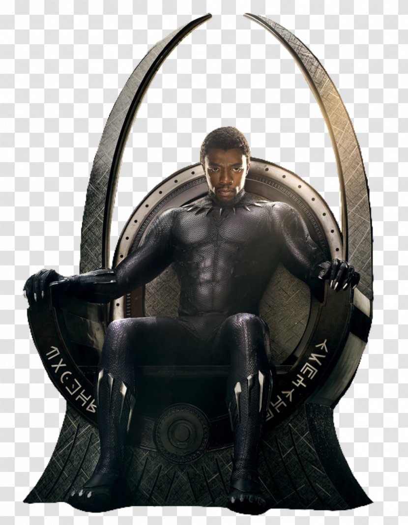 Black Panther Marvel Cinematic Universe Film Wakanda Poster - Figurine - Throne Transparent PNG