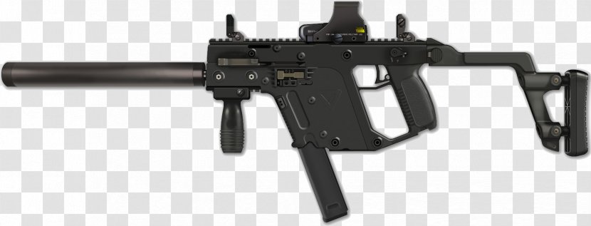 KRISS Vector Submachine Gun Weapon .45 ACP Heckler & Koch MP7 - Heart - Machine Transparent PNG