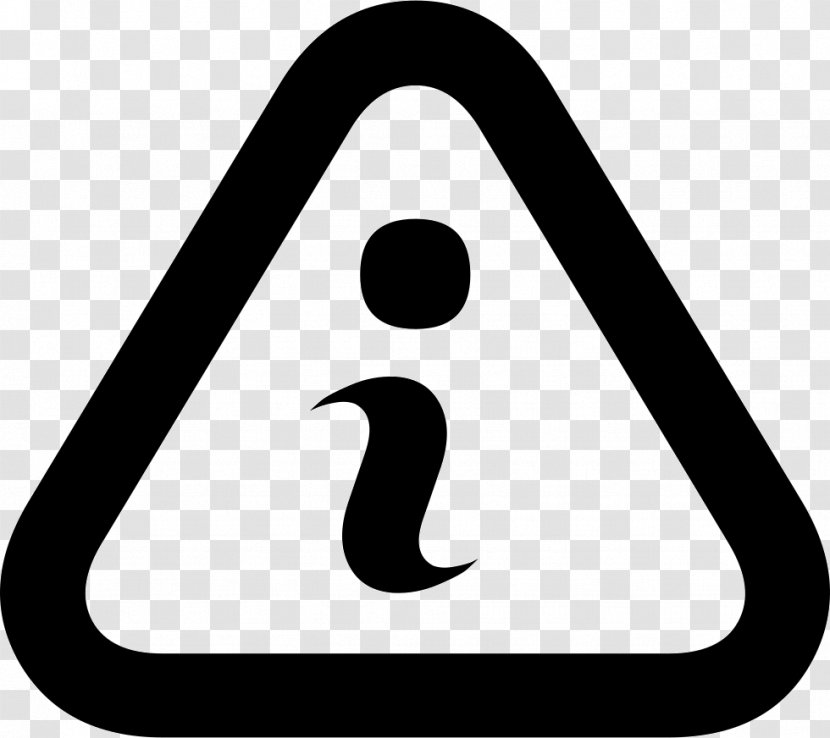 Information Sign Symbol - Blackandwhite - Attension Badge Transparent PNG