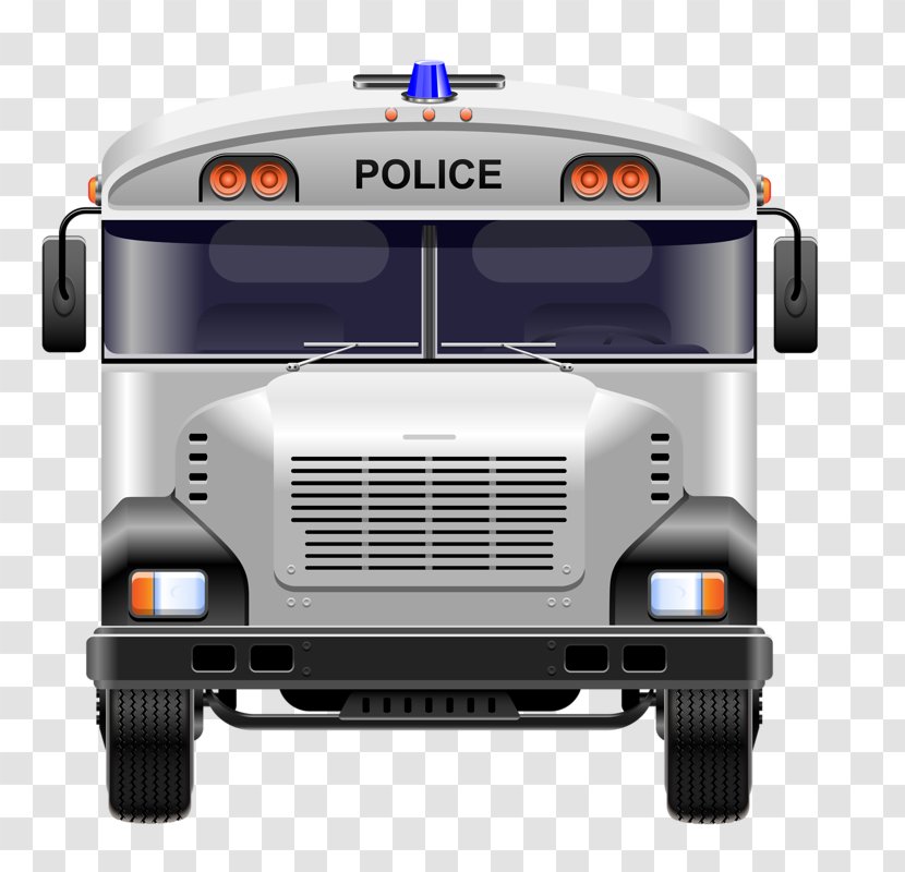 Police Car - Cartoon Transparent PNG