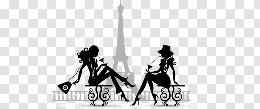 Silhouette Art - Monochrome Photography - Paris Transparent PNG