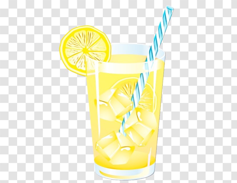 Cartoon Lemon - Drink - Liqueur Distilled Beverage Transparent PNG