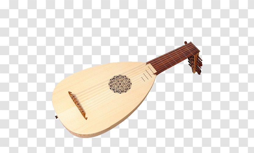 The Lute Player Renaissance Musical Instruments - Heart Transparent PNG