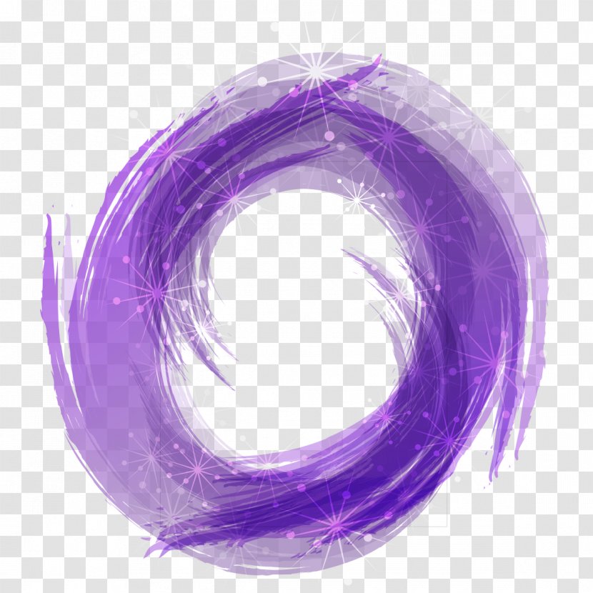 Purple Circle - Designer - Pattern Transparent PNG