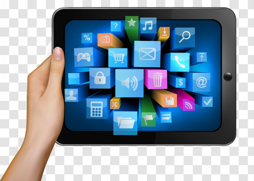 Tablet Computer Touchscreen Icon - Vector PC Transparent PNG