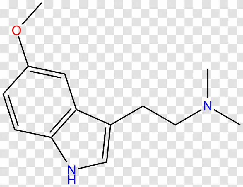 N,N-Dimethyltryptamine 5-MeO-DMT Molecule Melatonin Serotonin - Psilocin - Redox Transparent PNG