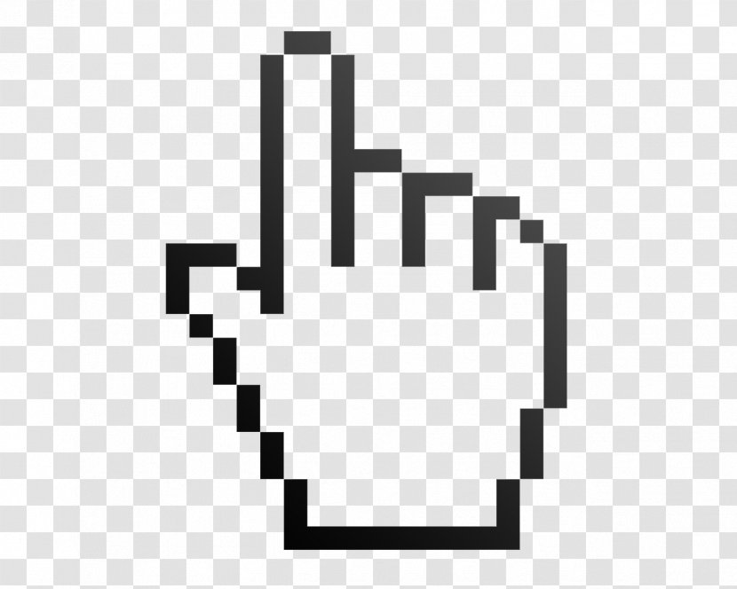 Computer Mouse Cursor Pointer Hand Icon - Pixel - Transparent Transparent PNG