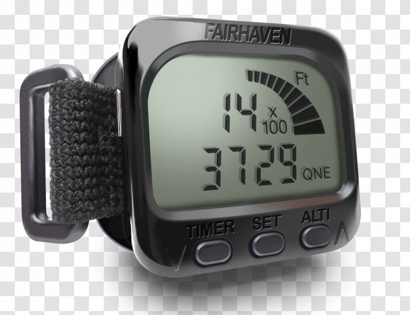 Variometer Altimeter Powered Paragliding Flight - Watch - Artflakes Transparent PNG